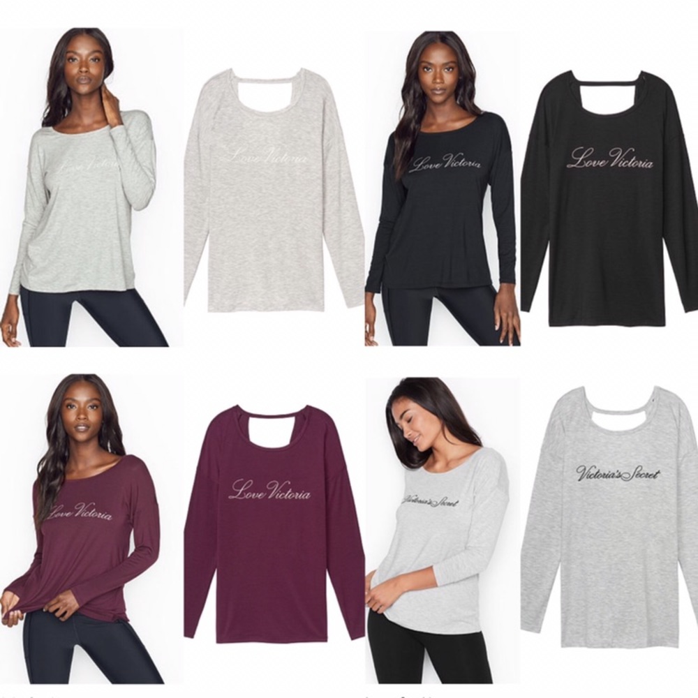 BRAND NEW ✨ Bundle of 4 VS long sleeve tops